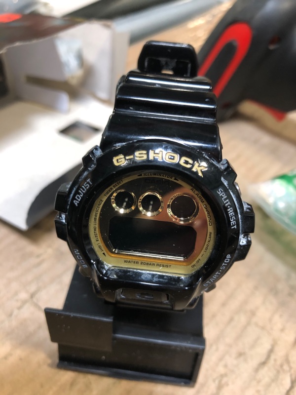 Photo 1 of **USED**DAMAGE**Casio G-Shock GW6900-1 Men's Tough Solar Black Resin Sport Watch