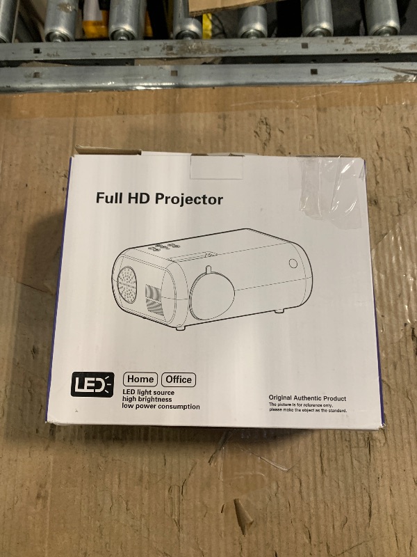 View 2 of Mini Projector with WiFi and Bluetooth, 1080P Full HD Supported Video Projector, Portable Theater Movie Projector, Compatible with Smartphone/Laptop(Without system, No built-in app and HDMI)