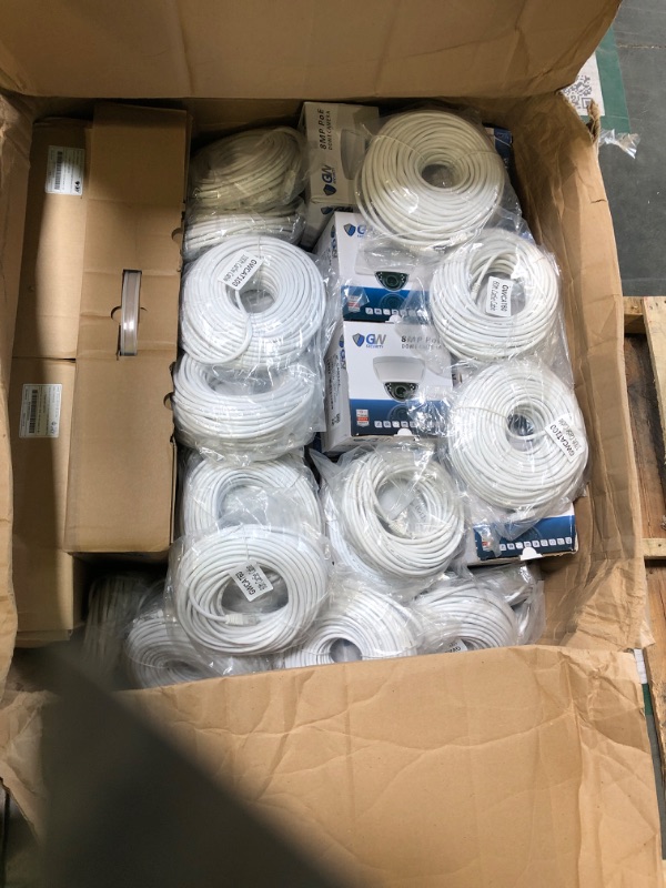 Photo 1 of GW Security 32 Channel 4K NVR 8MP AI Human & Vehicle Detection Security Camera System with 32 UHD 4K 2160P Microphone PoE Outdoor/Indoor Weatherproof IP Security Dome Cameras