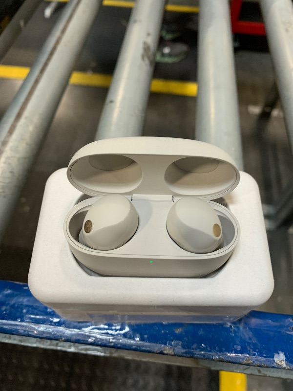 Photo 1 of [Sanitize First] Sony WF-1000XM5 The Best Truly Wireless Bluetooth Noise Canceling Earbuds & in-Ear Headphones with Alexa Built-in, Silver