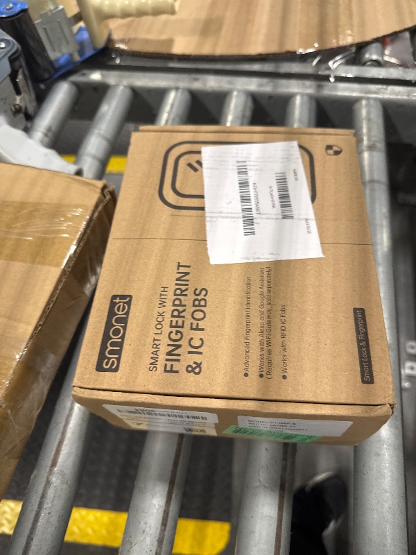 Photo 1 of Smart Lock SMONET Bluetooth Keyless Entry Keypad Smart Deadbolt-Fingerprint Electronic Deadbolt Lock, Remote Ekeys Sharing, Easy to Install for Homes and Hotel Works with Alexa(Gateway Not Included)