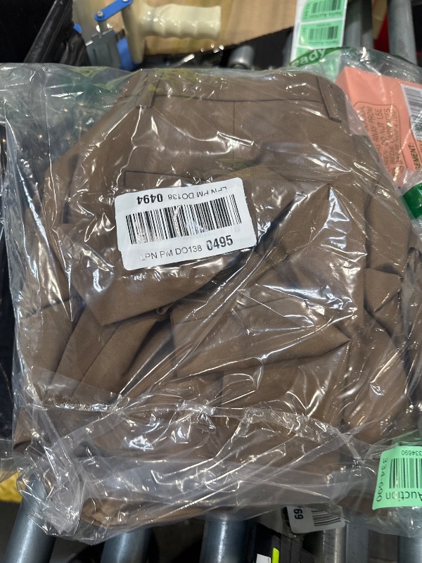 Photo 1 of Men Suits 3 Piece Tan Suit Set for Men, Slim Fit Two Button Business Wedding Prom Tuxedo Suit Blazer Vest Pants with Tie-L