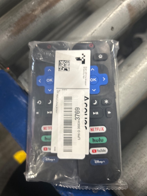 Photo 1 of (Pack of 2) Replacement-Remote-Control for Roku-TV,Compatible for TCL Roku/Hisense Roku/Onn Roku/Philips Roku Smart TVs(Not for Roku Stick and Box)