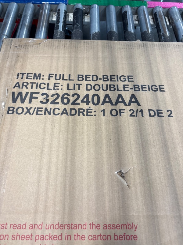 Photo 1 of **2 BOX SET-MISSING BOX 2 OF 2**Merax Full Size Upholstered Daybed, Sofa Bed Frame with Underneath Storage, Space-Saving Corner Day Bed for Living Room Bedroom & Guest Room, No Box Spring Needed, Beige