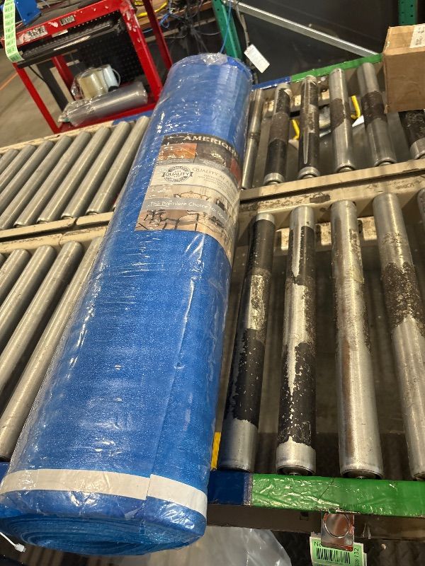 Photo 1 of 200Sqft AMERIQUE Premium 3-in-1 Heavy Duty Foam 3Mm Thick Flooring Underlayment Padding with Tape & Vapor Barrier, Royal Blue