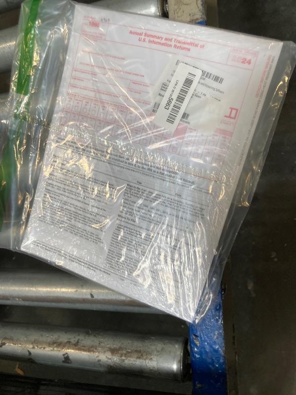 Photo 1 of 1096 Transmittal Tax Forms 2024, 25 Pack of 1096 Summary Laser Tax Forms 1096 Forms, Compatible with QuickBooks and Accounting Software