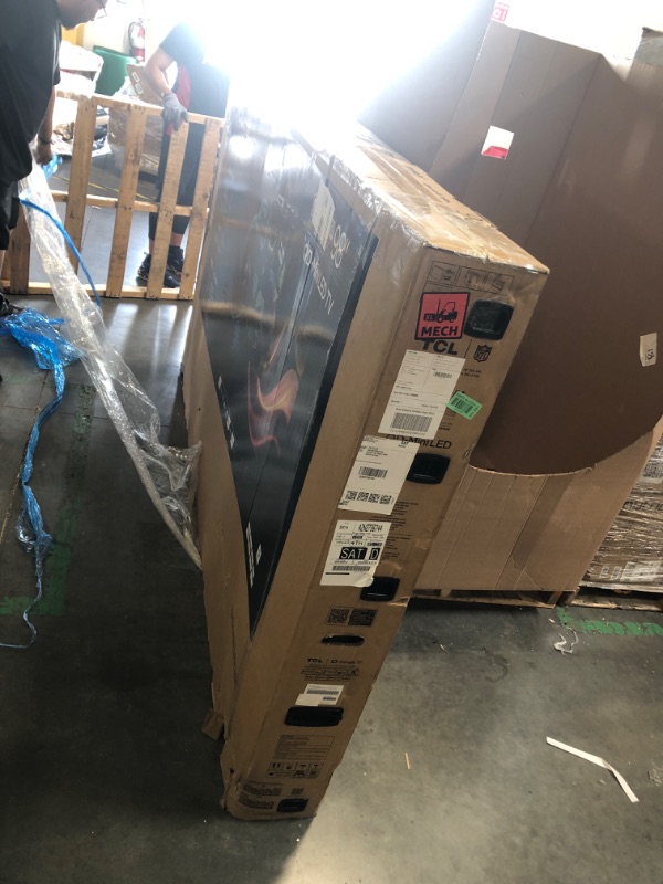Photo 1 of ** USE FOR PARTS**
TCL 98-Inch Class QM6K Series QD-Mini LED 4K UHD Google Smart TV Best Value Mini-LED TV - QLED, 144hz, 288hz Gaming Rate, High Contrast Screen, Onkyo Audio, Dolby Atmos (98QM6K, 2025 Model)