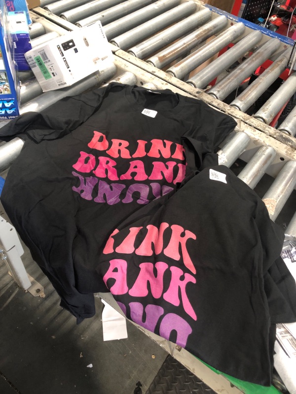 Photo 1 of ** ONE LONG SLEEVE, ONE SHORT SLEEVE. BOTH LARGE**
Drink Drank Drunk T-Shirt