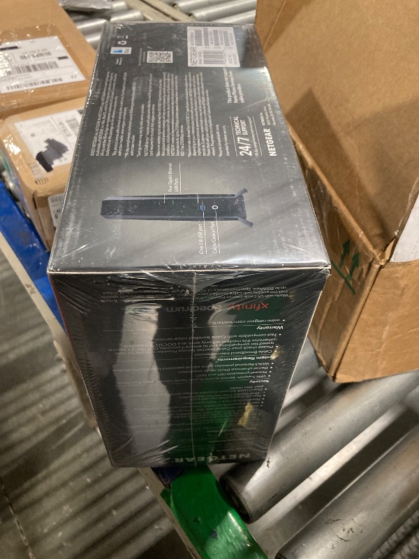 Photo 1 of ** SEALED**
NETGEAR Nighthawk Modem Router Combo (CAX30S) DOCSIS 3.1 Cable Modem and WiFi 6 Router - AX2700 6.0 Gbps - Compatible with Xfinity, Spectrum, Cox, and More - Gigabit Wireless Internet - NETGEAR Armor