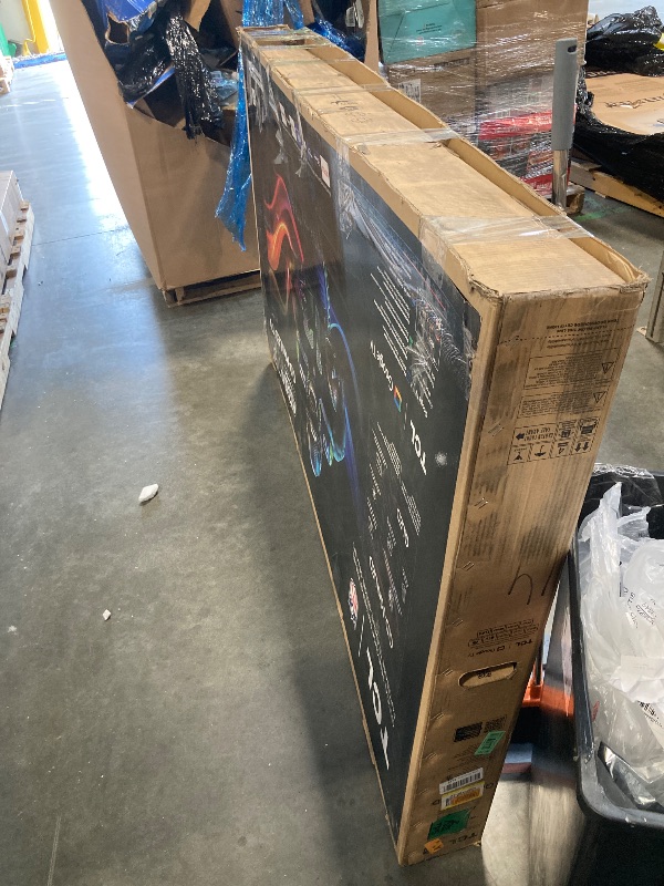Photo 1 of ** USE FOR PARTS**
TCL 75-Inch Class QM6K Series QD-Mini LED 4K UHD Google Smart TV Best Value Mini-LED TV - QLED, 144hz, 288hz Gaming Rate, High Contrast Screen, Onkyo Audio, Dolby Atmos (75QM6K, 2025 Model)