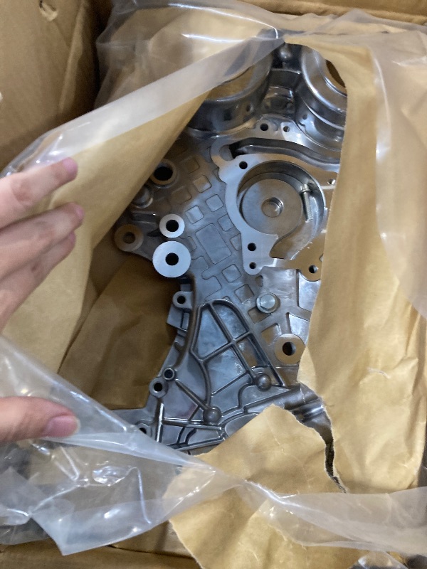 Photo 1 of VORGENS Engine Timing Cover 25199424, Timing Chain Cover Fits for Chevy Sonic/Cruze/Trax, 1.4L, 2011-2020 | for Buick Encore, 1.4L, 2013-2017 - Replace 55562788 25194353 Timing Chain Oil Pump Cover