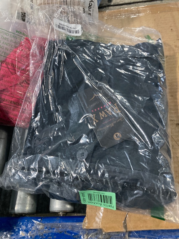 Photo 1 of RAW X Mens Belted Cargo Shorts, Relaxed Fit Casual Knee Length Cargo Shorts for Men, Navy, 46 Big