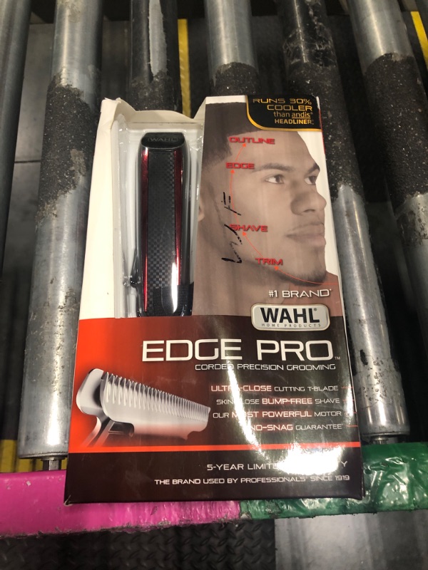 Photo 1 of ***NEEDS BLADE****Wahl Edge Pro Bump Free Corded Beard Trimmer for Men Touch Up Trimmer & Grooming Detailer Kit – Perfect for Edging Beards, Mustaches, Hair, & Stubble, – Model 9686-300.       
