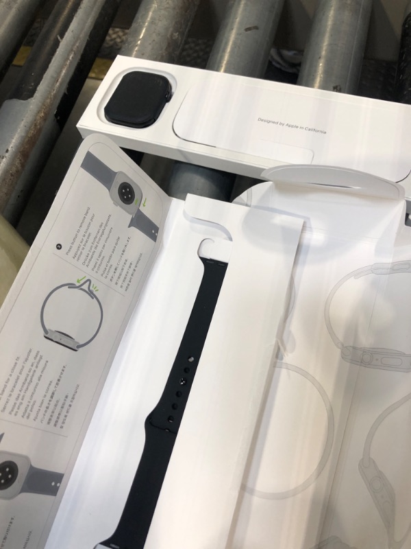 Photo 1 of **LOCKED** Apple Watch Series 10 [GPS 46mm case] Smartwatch with Jet Black Aluminium Case with Black Sport Band - M/L. Fitness Tracker, ECG App, Always-On Retina Display, Water Resistant