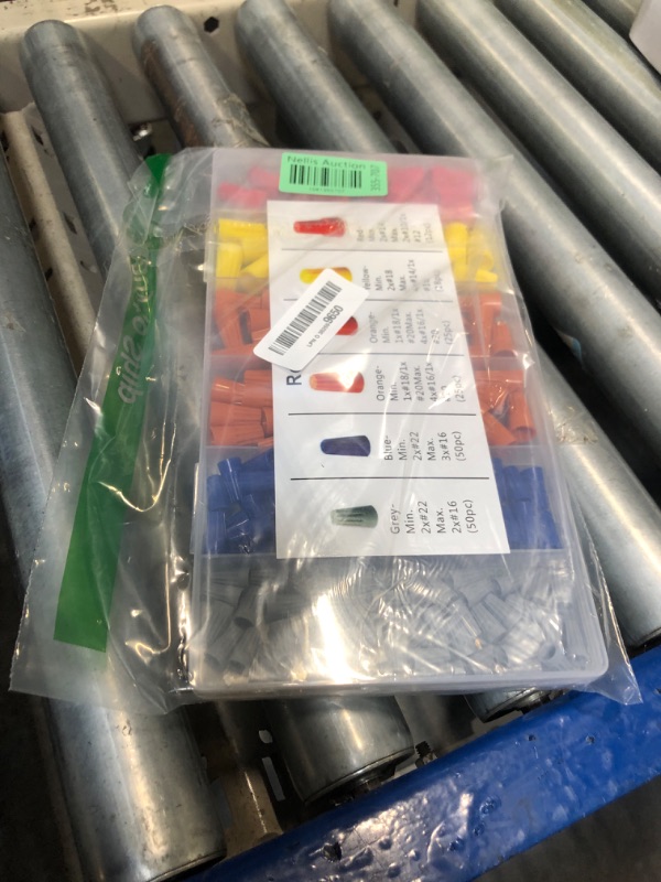 Photo 1 of 180 PCS Wire Connectors, Insulating Insert Twist Electrical Wire Connectors with Spring, Portable Wire Caps for Quick Connection, Colorful Wire Caps Electrical