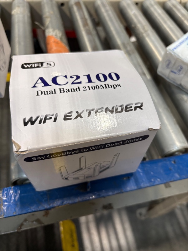 Photo 1 of 2025 AC2100 WiFi Extender - WiFi Extender Signal Booster with Gigabit Ethernet Port, WiFi Booster Dual-Band(5.8G&2.4G) Coverage to 12888 sp.ft, Faster Speed, Compatible with Multiple Devices