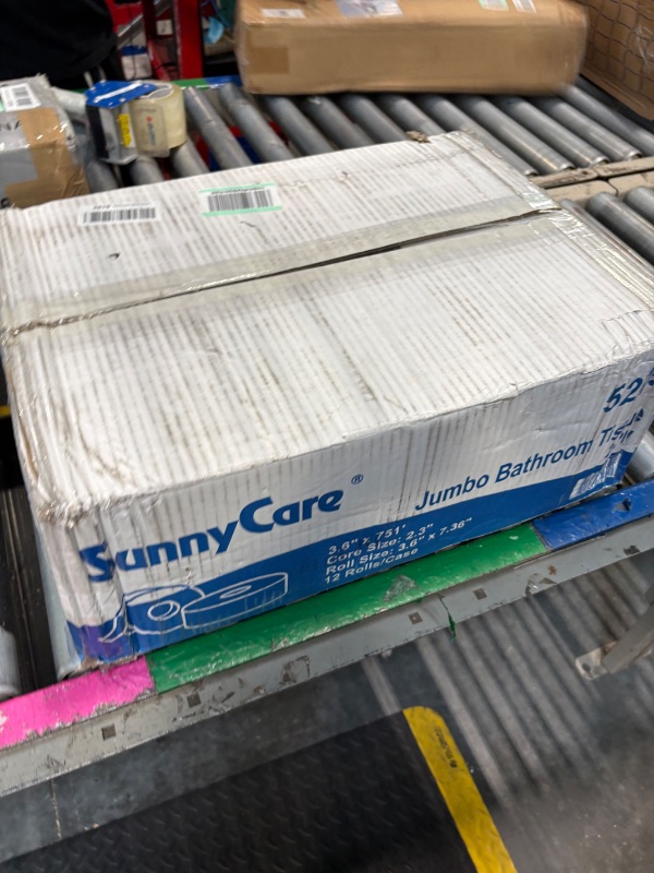 Photo 1 of **MISSING 2 ROLLS**
SunnyCare #5275 2-ply Mini Jumbo Roll Bath Tissue, Size 3.6" X 751' (12 rolls per case)