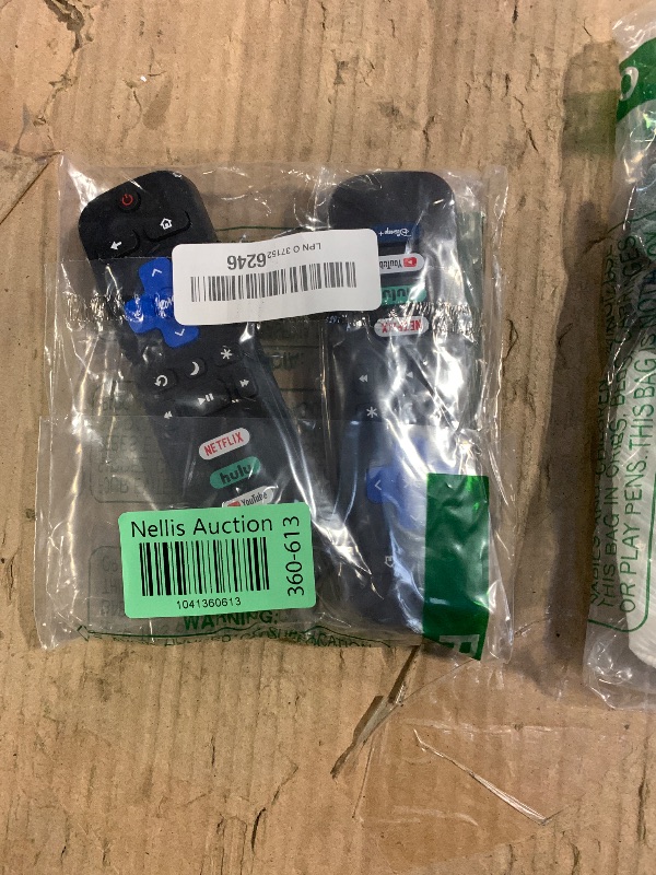 Photo 1 of (Pack of 2) Replacement-Remote-Control for Roku-TV,Compatible for TCL Roku/Hisense Roku/Onn Roku/Philips Roku Smart TVs(Not for Roku Stick and Box)