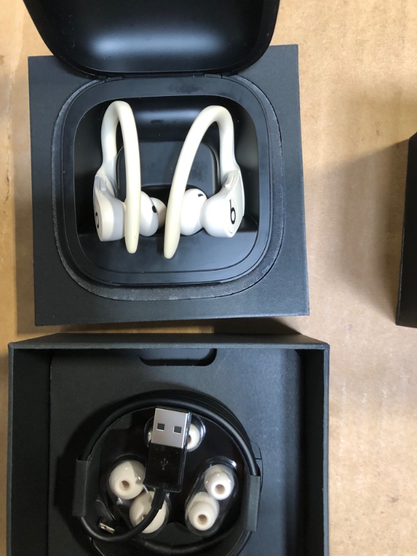 Photo 1 of Beats Powerbeats Pro Wireless Earbuds - Apple H1 Headphone Chip, Class 1 Bluetooth Headphones, 9 Hours of Listening Time, Sweat Resistant, Built-in Microphone - Ivory