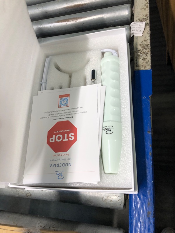 Photo 3 of NuDerma Clinical Skin Therapy Wand - Portable Skin Therapy Machine w 6 Fusion Neon + Argon Wands – Anti Aging - Clarifying - Skin Tightening & Radiance - Wrinkle Reducing