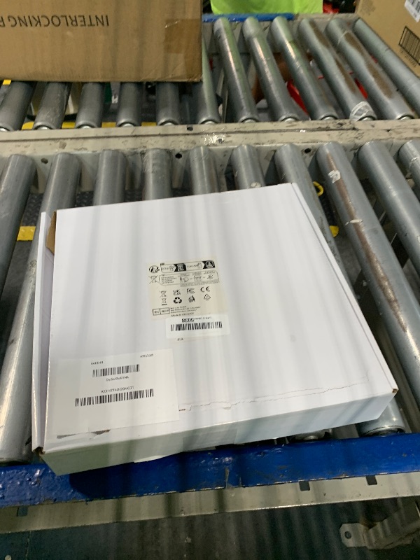 Photo 1 of 12 inch Silent Wall Clock, Non Ticking Battery Operated Large Wall Clock, Exquisite Modern Style Decorative Clock, Cute Cool Big Numbers Wooden Clock for Wall Decor, Easy to Read (White)