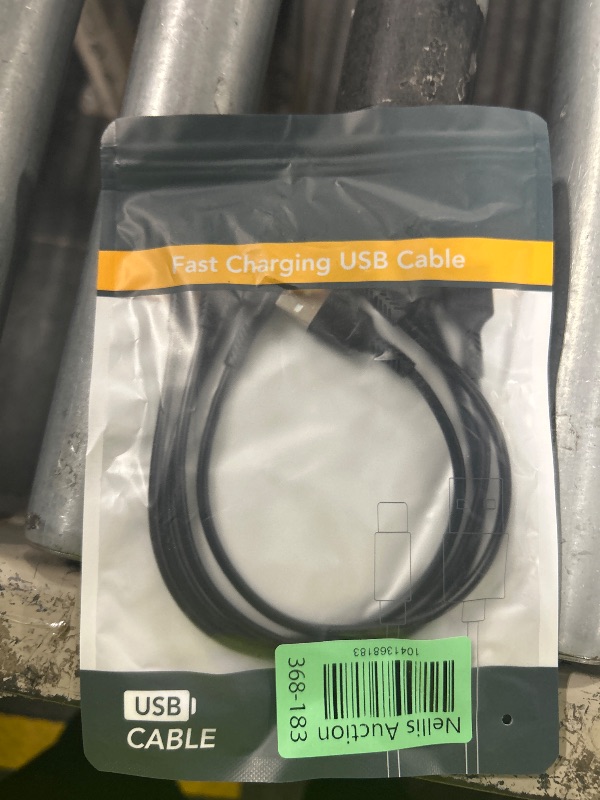 Photo 1 of 1 Foot Short USB C Cord Fast Charge 5 Pack Durable USB A to USB Type C 3A Fast Charging Cable for Charging Station Compatible with Samsung Galaxy Note 20 A20 A51 S10 S20 Plus Ultra LG Stylo K51