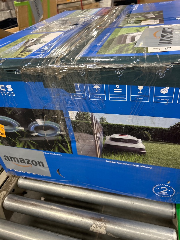 Photo 1 of **MISSING SEVERAL PIECES****ECOVACS Goat A2500 RTK Robot Lawn Mower, Lidar-Enhanced RTK+Vision Navigation, Auto-Mapping, Dual Blades, Edge Precision Mowing, Perimeter Wire-Free, Suitable for 5/8 Acres Lawn, 50% Slope Capability