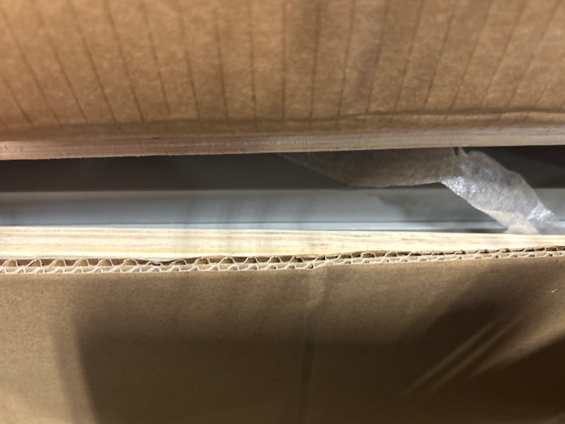 Photo 1 of *** part of a set, missing parts***Bellemave Twin Over Twin Floor Bunk Bed with Slide and Ladder, Low Bunk Bed for Kids, Girls, Boys, Removable Fence, Gray