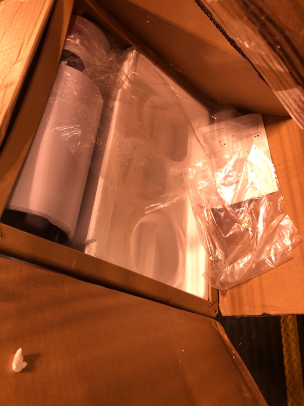 Photo 1 of ***Broken bottom and compressor broken**14,000 BTU Portable Air Conditioner Cools Up to 750 Sq.Ft, 3-IN-1 Quiet Portable AC Unit with Remote Control & Installation Kits for Large Room, Smart/Sleep Mode, Auto Swing, 24H Timer