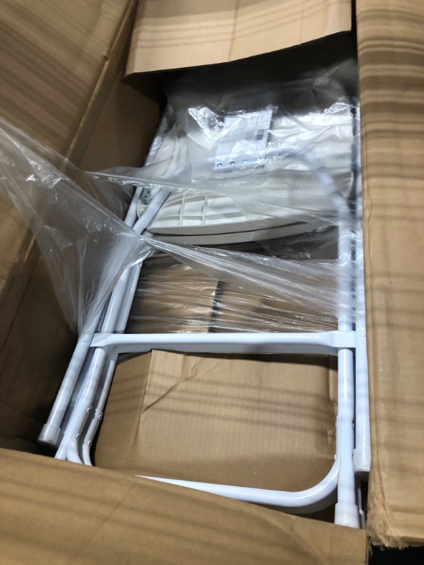 Photo 1 of **ONLY 2 CHAIRS**Flash Furniture Hercules Set of 10 Indoor/Outdoor Heavy-Duty Plastic Folding Chairs, Foldable Commercial Stacking Chairs with 650-lb. Static Weight Capacity, White
