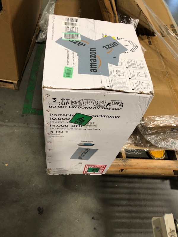 Photo 1 of 14,000 BTU Portable Air Conditioner Cools Up to 700 Sq.Ft, 3-IN-1 Energy Efficient Portable AC Unit with Remote Control & Installation Kits for Large Room, Campervan, Office, Temporary Space