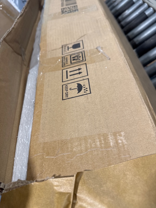 Photo 1 of **MISSING SEVERAL PARTS, HARDWARE, AND INSTRUCTIONS *** PARTS ONLY **Size Upholstered Platform Bed with 2 Drawers and 1 Twin XL Trundle, Beige Wooden Bed Frame, No Box Spring Need