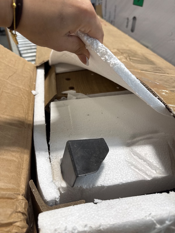 Photo 1 of ****MISSING HARDWARE****
LITTLE TREE 47 Inches Console Table, Sofa Table with Storage, Modern Entryway Table for Hallway, Narrow Long Sofa Entryway Table for Living Room, Beige