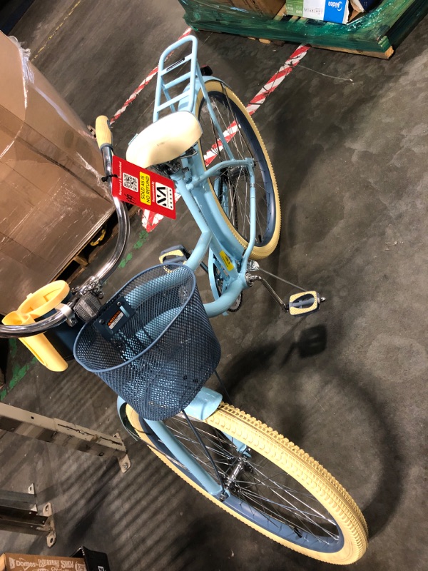 Photo 1 of ****RETURNS ARE NOT ACCEPTED******ACEGER Girls Bike with Basket, Kids Bicycle for for 12+ Years Old, 26 Inch Bike Included Front & Rear Brakes, Having Rear Seat Rack, Pink