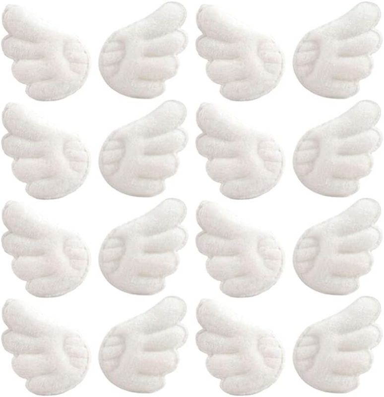 Photo 1 of 15 Pairs Mini Small Angel Wings Fabric Wings Applique Patches for DIY Crafts Patches Clothes Applique
