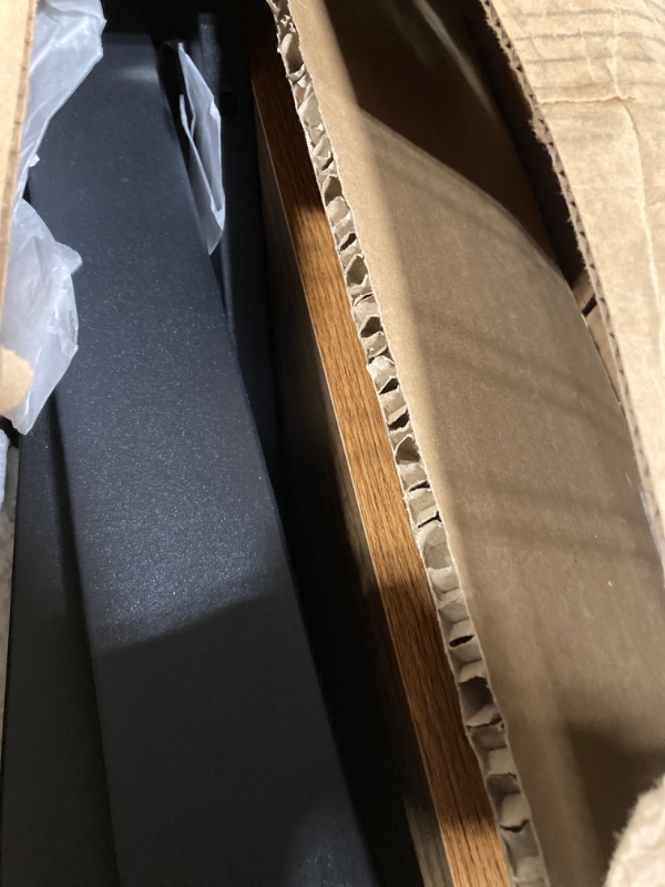 Photo 1 of LITTLE TREE Dining Table for 4 to 6, 63 Inch Modern Kitchen Table Dining Room Table, Rectangle Dinner Table with Black Metal Base for Kitchen, Living Room