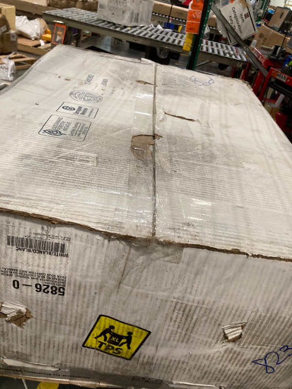 Photo 1 of **DAMAGED ON THE CORNER**KOHLER 5826-0 Whitehaven Farmhouse Self-Trimming Undermount Single-Bowl Sink with Short Apron, 33 Inch, White