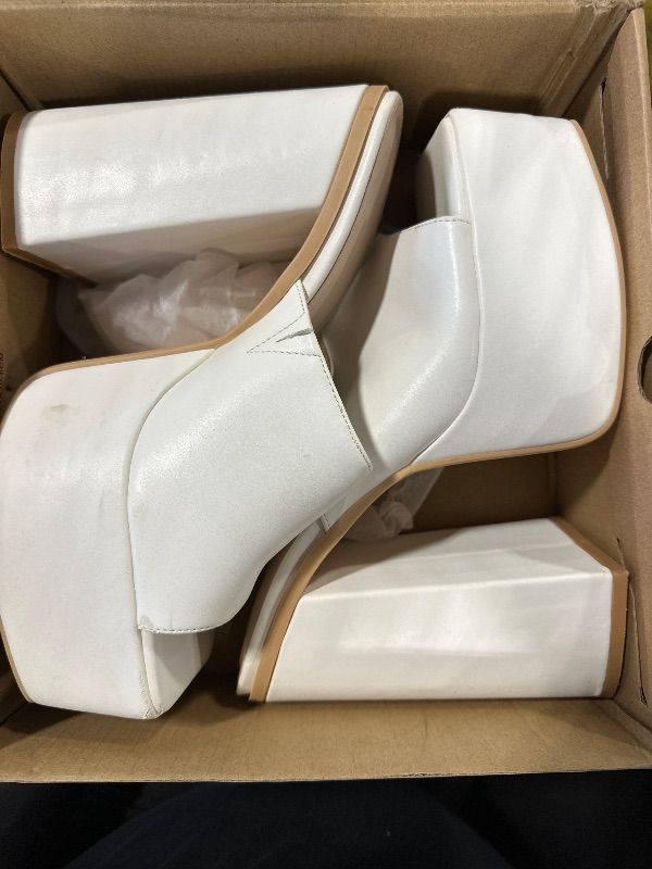 Photo 1 of VETASTE Women's Platform Chunky Block Heels Sexy Open Toe High Heel Sandals