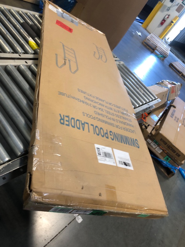 Photo 1 of DOEL 4-Step Pool Ladder with Stainless Steel Steps, Non-Slip Swimming Pool Ladders for Inground Pools, Sturdy and Durable, Entry and Exit Easier Pool Steps for Inground Pools