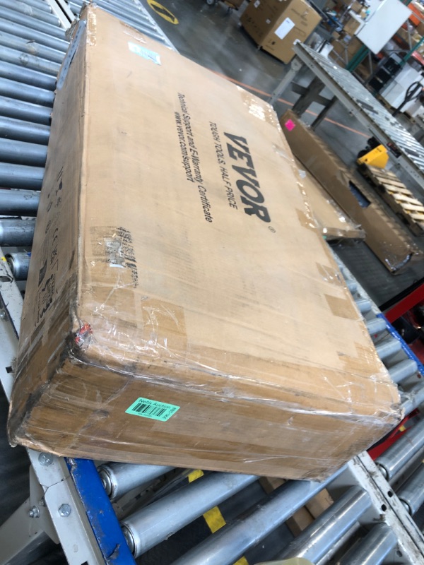 Photo 1 of VEVOR Kitchen Island Cart, 35" Wood Top Mobile Carts with Storage Cabinet, Rolling Table with Drop Leaf, Spice Rack, Towel Bar, Adjustable Shelf, Drawer, and Hooks, Portable Islands on Wheels, Black