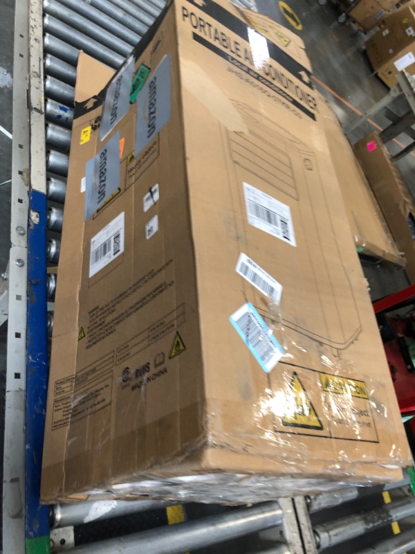 Photo 1 of **BACK COILS DAMAGED**MISSING PARTS**Portable Air Conditioners, 10000 BTU Air Conditioner Portable for Room up to 450 Sq. Ft., 3-in-1 Portable AC Unit with Digital Display, Remote Control, Window Installation Kit, 24H Timer, Sleep Mode