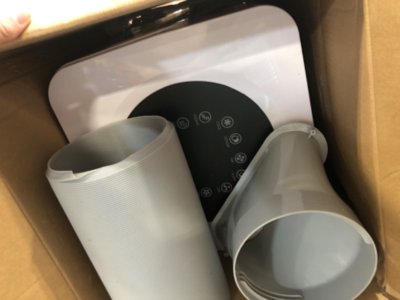 Photo 1 of **BACK COILS DAMAGED**MISSING PARTS**Portable Air Conditioners, 10000 BTU Air Conditioner Portable for Room up to 450 Sq. Ft., 3-in-1 Portable AC Unit with Digital Display, Remote Control, Window Installation Kit, 24H Timer, Sleep Mode