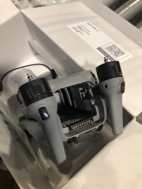 Photo 1 of **MISSING BATTERY** DJI Air 3 (DJI RC-N2), Drone with Medium Tele & Wide-Angle Dual Primary Cameras, 46-Min Max Flight Time, Omnidirectional Obstacle Sensing, 48MP Photos, 4K/60fps HDR, Compliance with FAA Remote ID