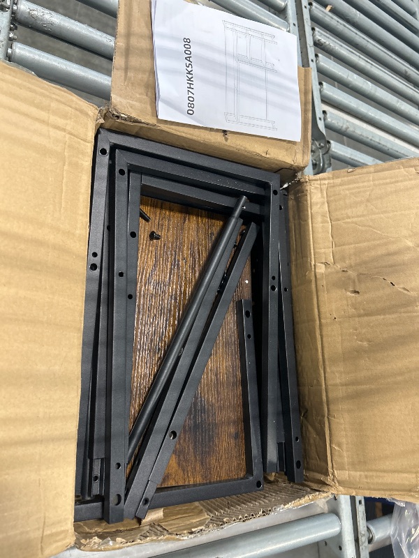 Photo 1 of ***MISSING HARDWARE****Snughome Desk Shelf, 44.9" Large Organizer, Desk Hutch for Monitor, 4 Tier Display Rack, Wood Bookshelf Storage for Home Office, Dorm