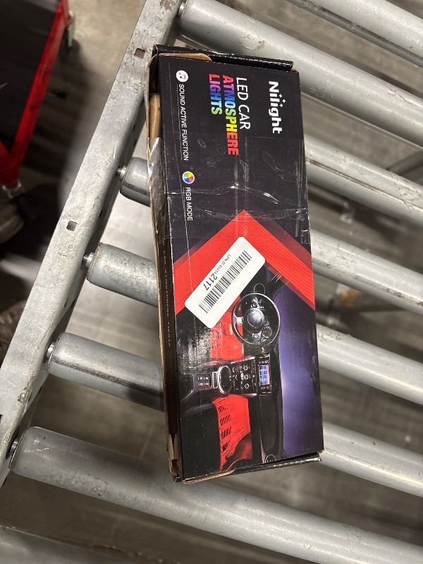 Photo 1 of ***OMLY 2*****Nilight 48 LEDs DC 5V Multicolor Music Car Strip Light Under Dash Lighting Kit with Sound Active Function and Wireless Remote Control, 2 Years Warranty, 4PCS USB Interior Lights