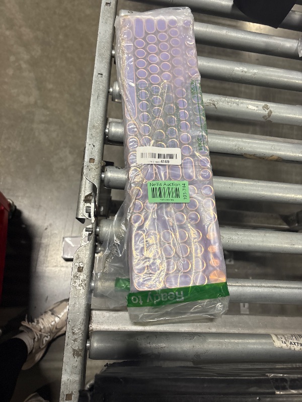 Photo 1 of **MISSING USB**EWEADN V20 Typewriter Keyboard Wireless, 104 Keys Typewriter Style Mechanical with White Backlit, Media Knob, Pink Switch 2.4G/Bluetooth/USB-C Wired Retro Full Size Keyboard for Windows/Mac/PC-Purple