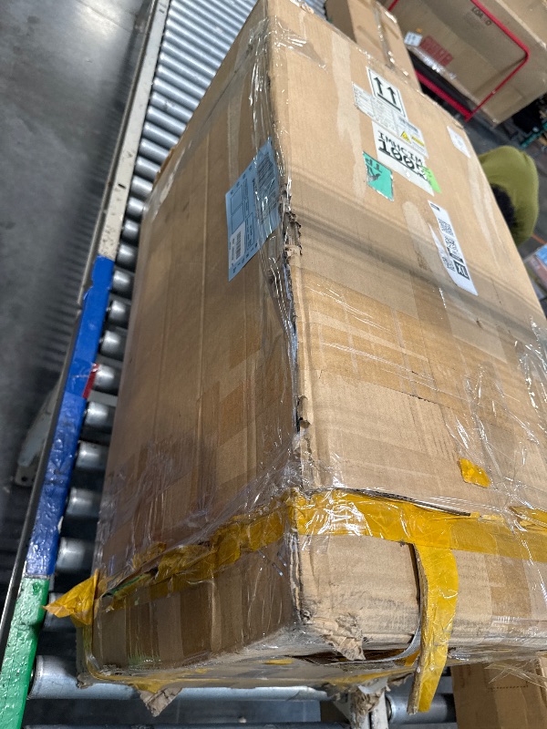 Photo 1 of ** USED ITEM, UNKNOWN FUNCTION**EUHOMY Commercial Ice Maker Machine,Moon-Shaped Ice,100lbs/24H Stainless Steel Under Counter Ice Machine with 33lbs Storage Bin, Freestanding Crescent Ice Maker for Home/Bar/Cafe/Restaurant