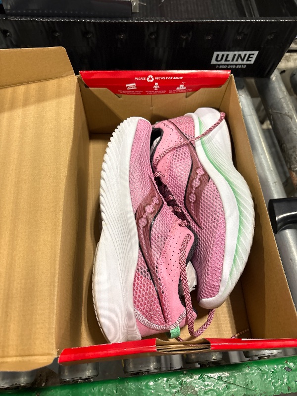 Photo 1 of **LIGHTLY USED**Saucony Women's Kinvara 14 Sneaker, Peony/SPRIG, 10