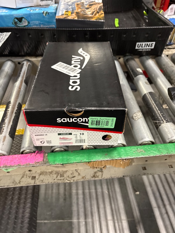 Photo 1 of **LIGHTLY USED**Saucony Women's Kinvara 14 Sneaker, Peony/SPRIG, 10