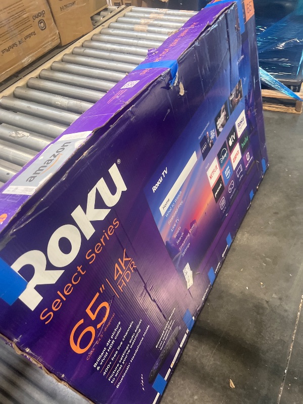 Photo 1 of *** FINAL SALE NO RETURNS *** Roku Smart TV 2025 – 65-Inch Select Series, 4K HDR TV – RokuTV with Enhanced Voice Remote – Flat Screen LED Television with Wi-Fi for Streaming Live Local News, Sports, Family Entertainment